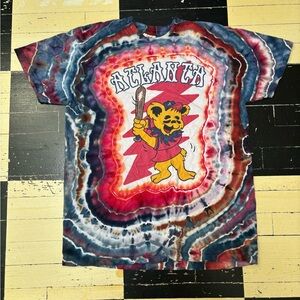 Grateful Dead Atlanta Braves Tie-Dye T-Shirt